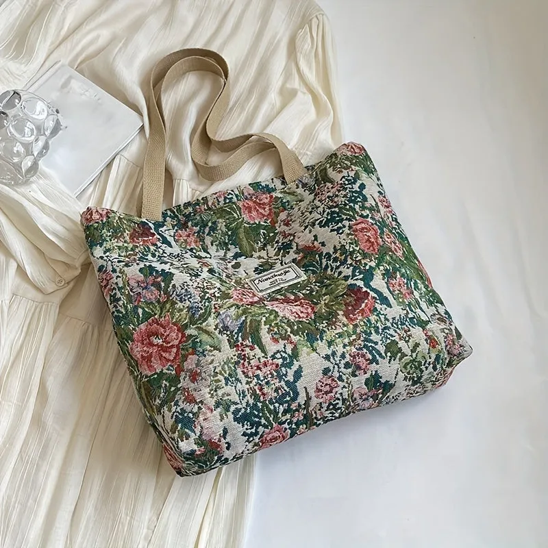 Uakiss New Fashionable Large-Capacity Commuter Tote Bag - Simple, Stylish for College Students, Daily Shoulder Use