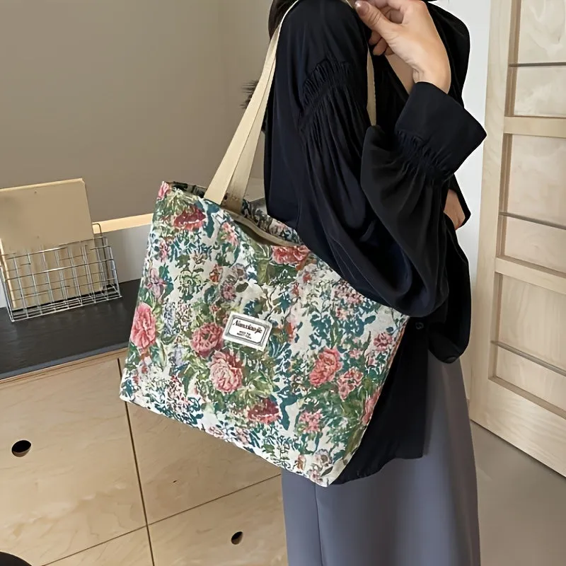 Uakiss New Fashionable Large-Capacity Commuter Tote Bag - Simple, Stylish for College Students, Daily Shoulder Use