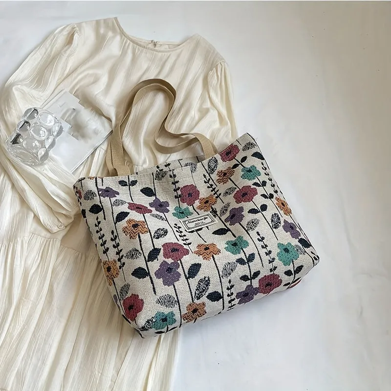 Uakiss New Fashionable Large-Capacity Commuter Tote Bag - Simple, Stylish for College Students, Daily Shoulder Use